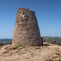 Old tower on top of 273 meters high Talaia de Son Jaumell